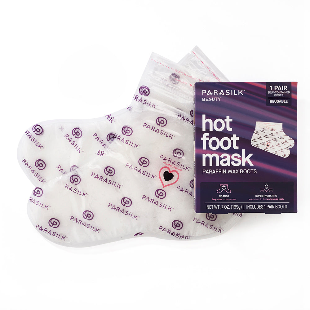 Lot offers Of 4 Parasilk Beauty Hot Hand Foot Mask Heated Mitt Treatment Kit Sealed